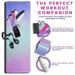 Yoga Starter Kit with Mat, Resistance Bands & Bottle