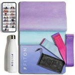 Yoga Starter Kit with Mat, Resistance Bands & Bottle