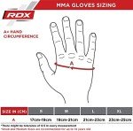 RDX MMA Gloves - Maya Hide Leather, Ventilated Palm