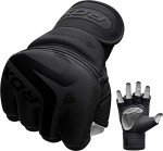 RDX MMA Gloves - Maya Hide Leather, Ventilated Palm