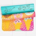 Kids Yoga Mat - Sweet Tooth Design, Extra Grip