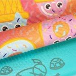 Kids Yoga Mat - Sweet Tooth Design, Extra Grip