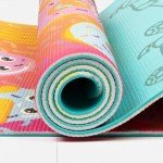 Kids Yoga Mat - Sweet Tooth Design, Extra Grip