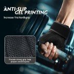 HTZPLOO Weightlifting Gloves with Wrist Support