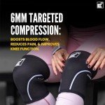 Medium Knee Sleeves for Weightlifting - 6mm Neoprene