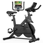Superun Indoor Spin Bike with Adjustable Resistance