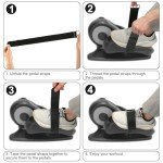 Ellipse Leg Exerciser with Pedal Straps – 2-Pack