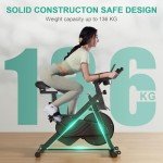 Superun Indoor Spin Bike with Adjustable Resistance