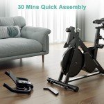 Superun Indoor Spin Bike with Adjustable Resistance