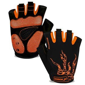 MOREOK Gel Padded Cycling Gloves for Men/Women