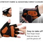 MOREOK Gel Padded Cycling Gloves for Men/Women