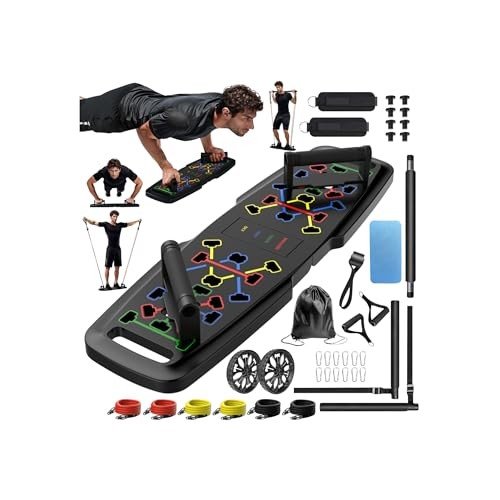 Push Up Board with Pilates Bar & Accessories