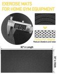 WERCHO Non-Slip Exercise Bike Mat, 30" x 60