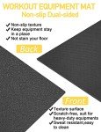 WERCHO Non-Slip Exercise Bike Mat, 30" x 60