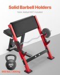 VEVOR Adjustable Preacher Curl Bench for Home Gym