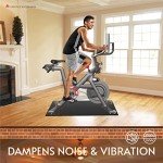Crostice Bike Trainer Mat for Home Fitness