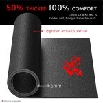 Crostice Bike Trainer Mat for Home Fitness