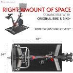 Crostice Bike Trainer Mat for Home Fitness
