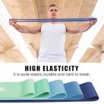 Set of 5 Skin-Friendly Resistance Bands for Fitness