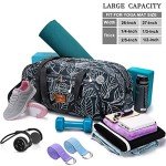 AROME Large Yoga Mat Bag with Wet Pocket