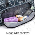 AROME Large Yoga Mat Bag with Wet Pocket