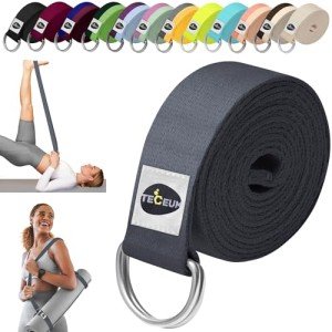 TECEUM 2-in-1 Yoga Mat Strap - Adjustable Lengths