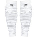 Nxtrnd White Calf Compression Sleeves for Football