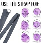 TECEUM 2-in-1 Yoga Mat Strap - Adjustable Lengths