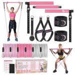 Pilates Bar Kit with Resistance Bands for Home Workouts