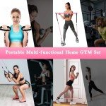 Pilates Bar Kit with Resistance Bands for Home Workouts