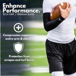 Youth Compression Arm Sleeve Pair for Sports