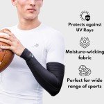 Youth Compression Arm Sleeve Pair for Sports