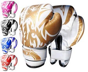 Gold 6oz Boxing Gloves for Training and Sparring