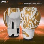 Gold 6oz Boxing Gloves for Training and Sparring