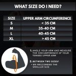 GORNATION Long Arm Sleeves for Fitness - Black