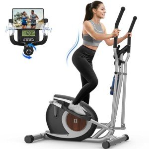 Compact Magnetic Elliptical Trainer with LCD Display