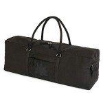 Black Yoga Kit Bag with Storage Pockets