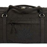 Black Yoga Kit Bag with Storage Pockets