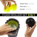 Kalahari 3-in-1 Foam Roller Set with Ebook