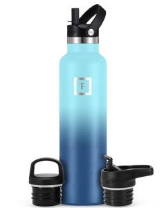Insulated 710ml Water Bottle with Straw Lid