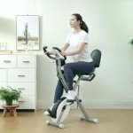 5-In-1 Folding Exercise Bike with Arm Bands