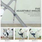5-In-1 Folding Exercise Bike with Arm Bands
