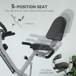 5-In-1 Folding Exercise Bike with Arm Bands