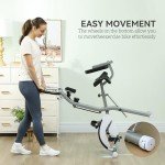 5-In-1 Folding Exercise Bike with Arm Bands