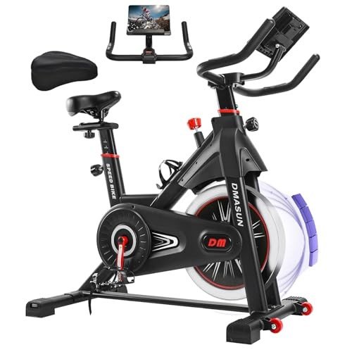 DMASUN Super Quiet Magnetic Indoor Exercise Bike