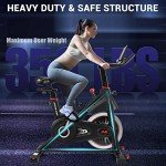 DMASUN Super Quiet Magnetic Indoor Exercise Bike
