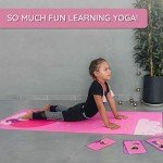 Unicorn Kids Yoga Mat Set with Cards & Bag