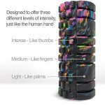 Medium Density 3-Zone Foam Roller for Muscle Relief