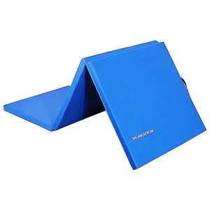 Tri-Fold Folding Exercise Mat with Carrying Handles