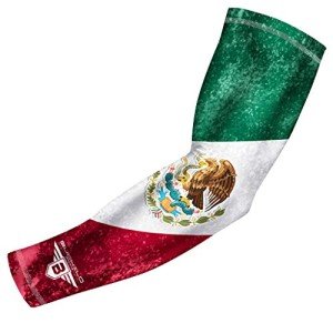Mexico Flag Compression Arm Sleeve for Sports